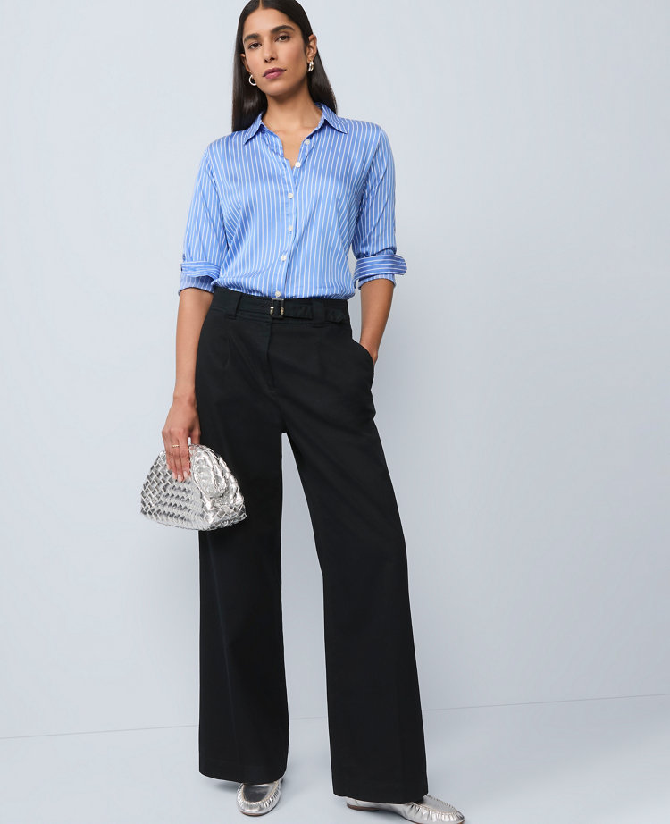 The Belted Wide-Leg Pant