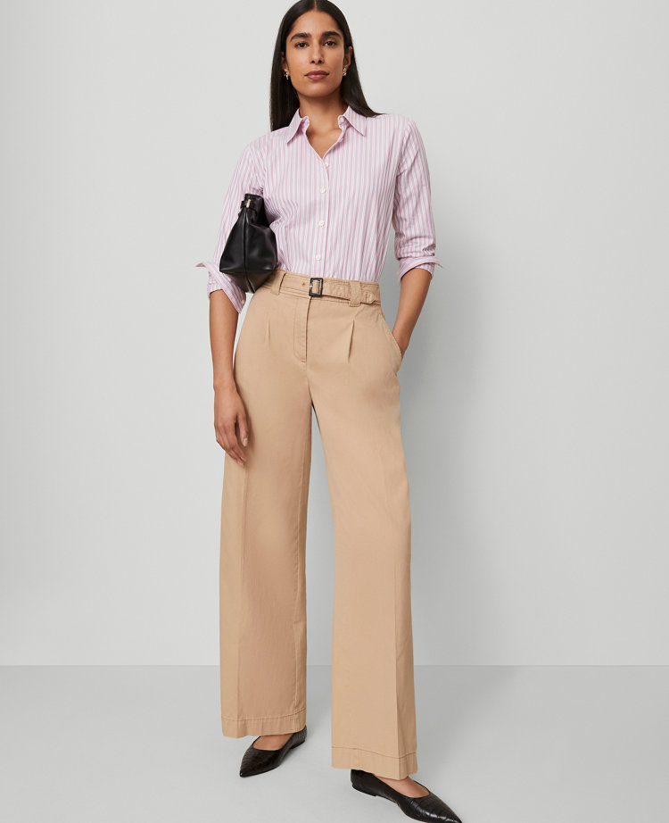 The Belted Wide-Leg Pant