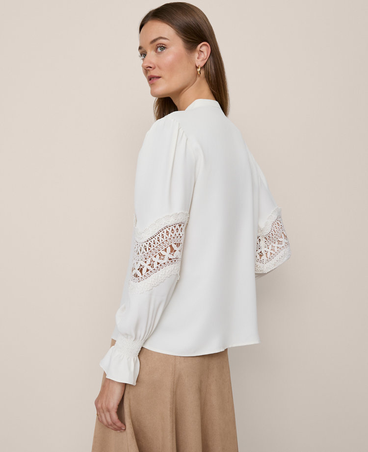 Lace Trim Blouse
