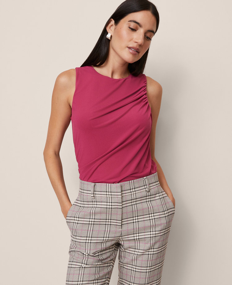 Ann Taylor Draped Sleeveless Top Women's