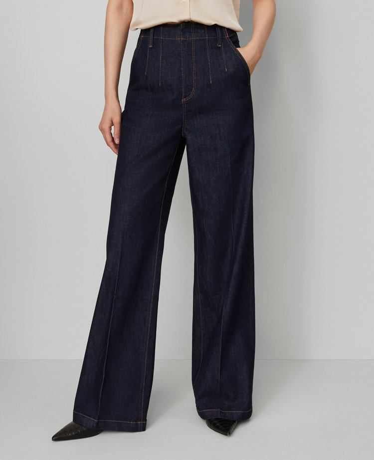 The Darted Waist Denim Trouser