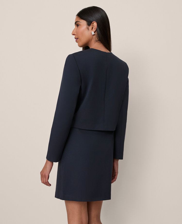 The Crew Neck Jacket in Ponte