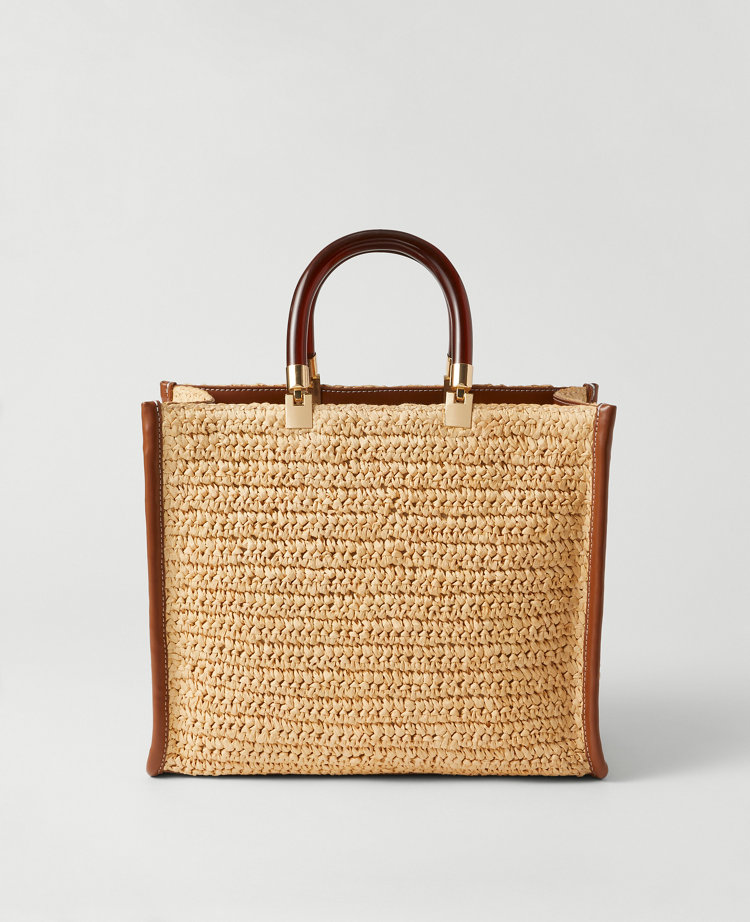 Raffia Tote Bag