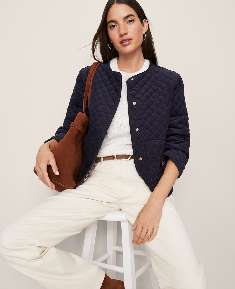 Ann Taylor Weekend Collection Marled Sweater Tee In Neutral