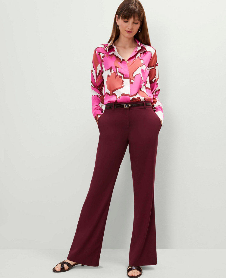 Floral Satin Essential Shirt