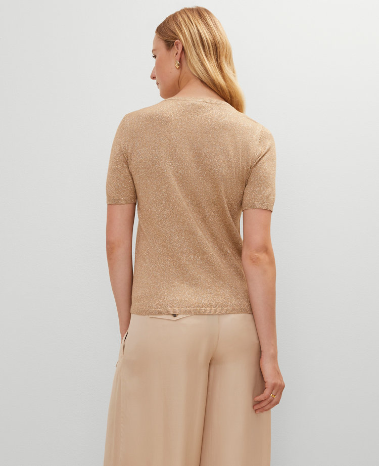 Metallic Sweater Tee