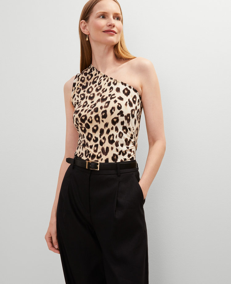 Ruched One Shoulder Top