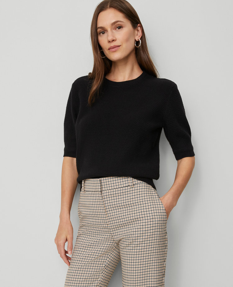 Petite Stitch Sweater Tee