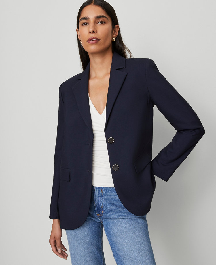 The Petite Oversized Cutaway Blazer
