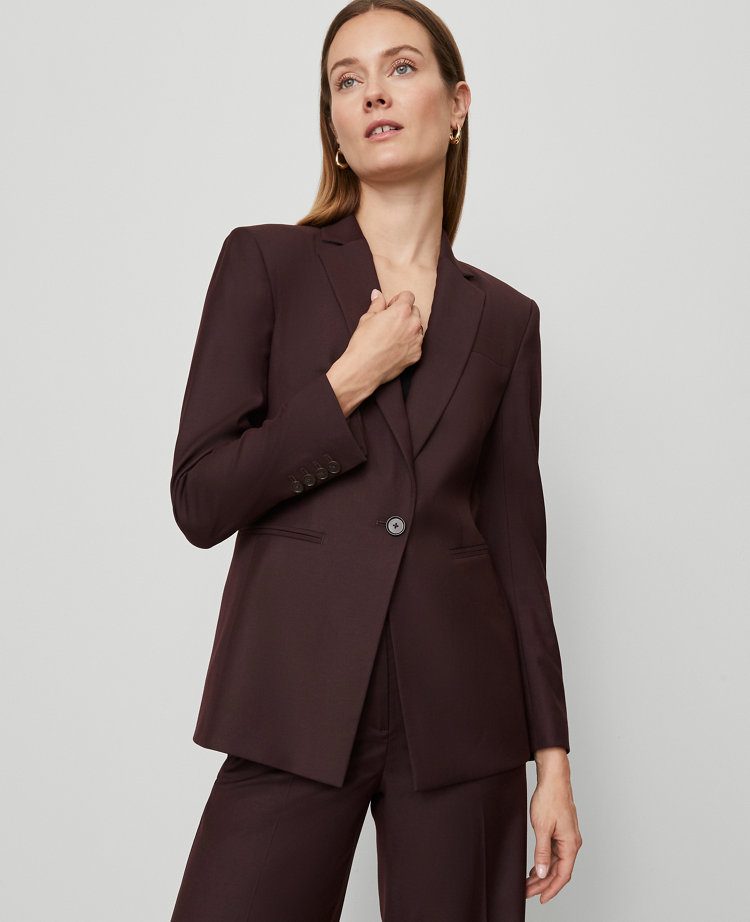 The Petite One-Button Blazer