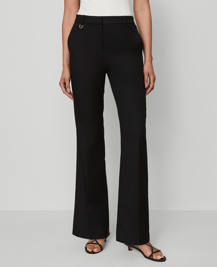The Slim Flare Trouser Pant in Bi-Stretch - Curvy Fit