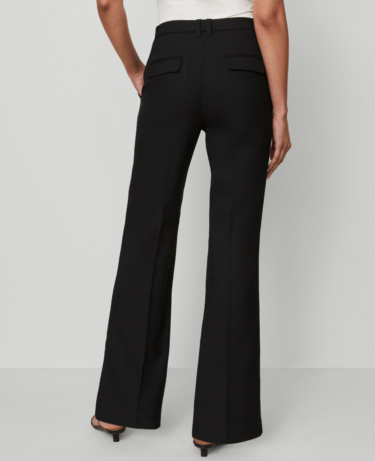 The Petite Slim Flare Trouser Pant in Bi-Stretch