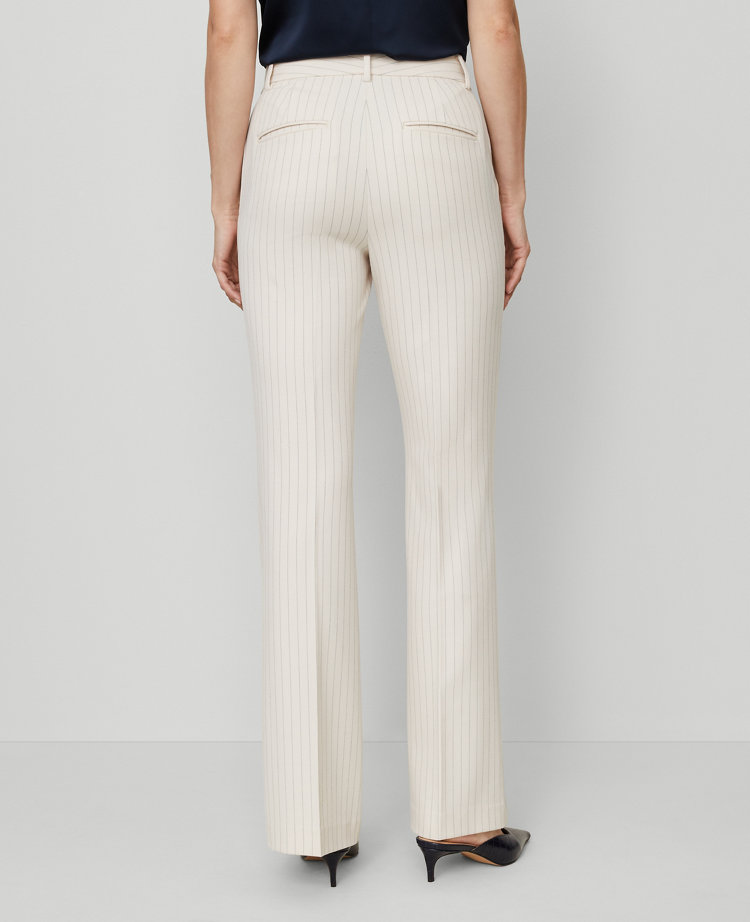 The Petite Flare Trouser Pant in Pinstripe