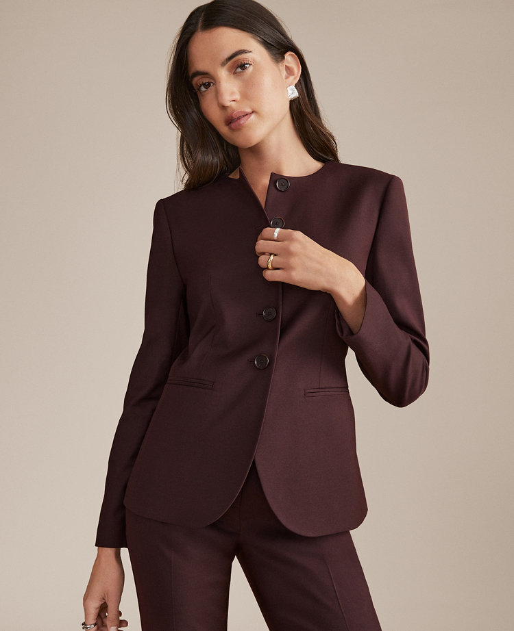 The Petite Curved Hem Jacket