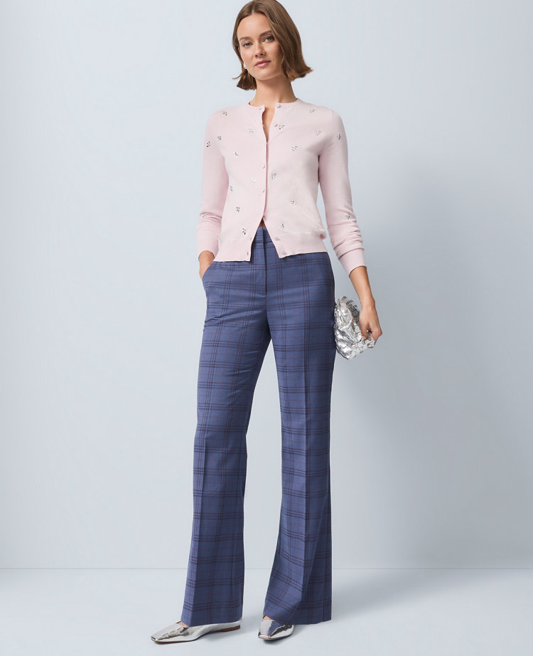 The Flare Trouser in Plaid