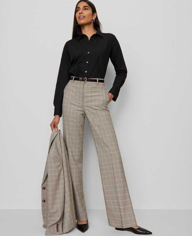 Ann Taylor The Petite Flare Trouser Pant In Multi