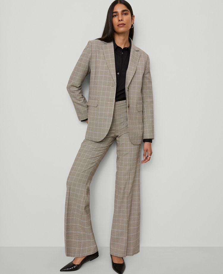 Ann Taylor The Petite Flare Trouser Pant In Multi