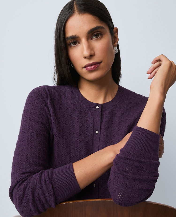 Mixed Stitch Ann Cardigan