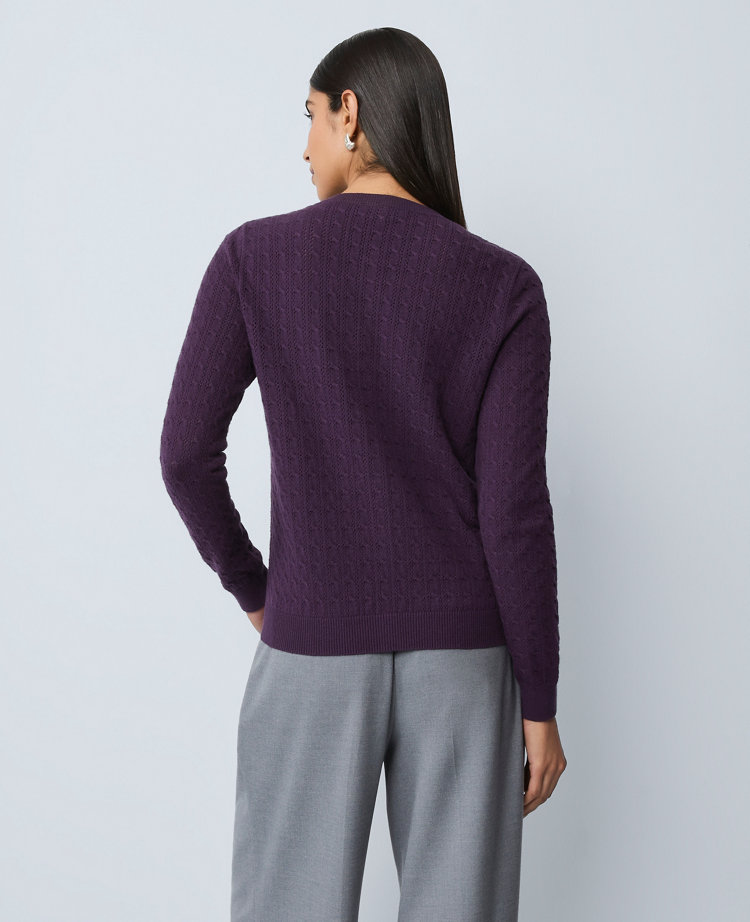 Mixed Stitch Ann Cardigan