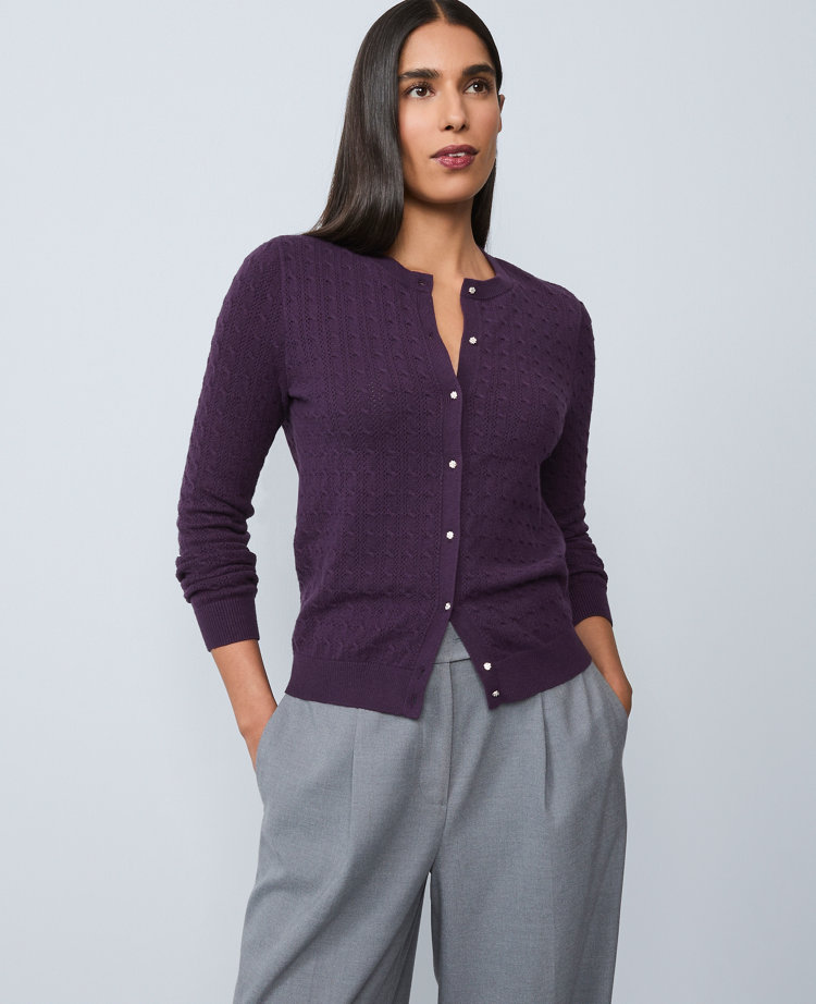 Mixed Stitch Ann Cardigan