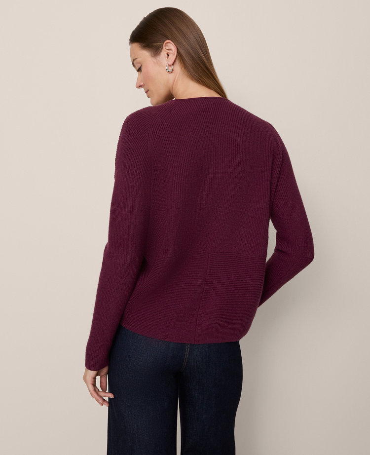Ribbed Wrap Sweater