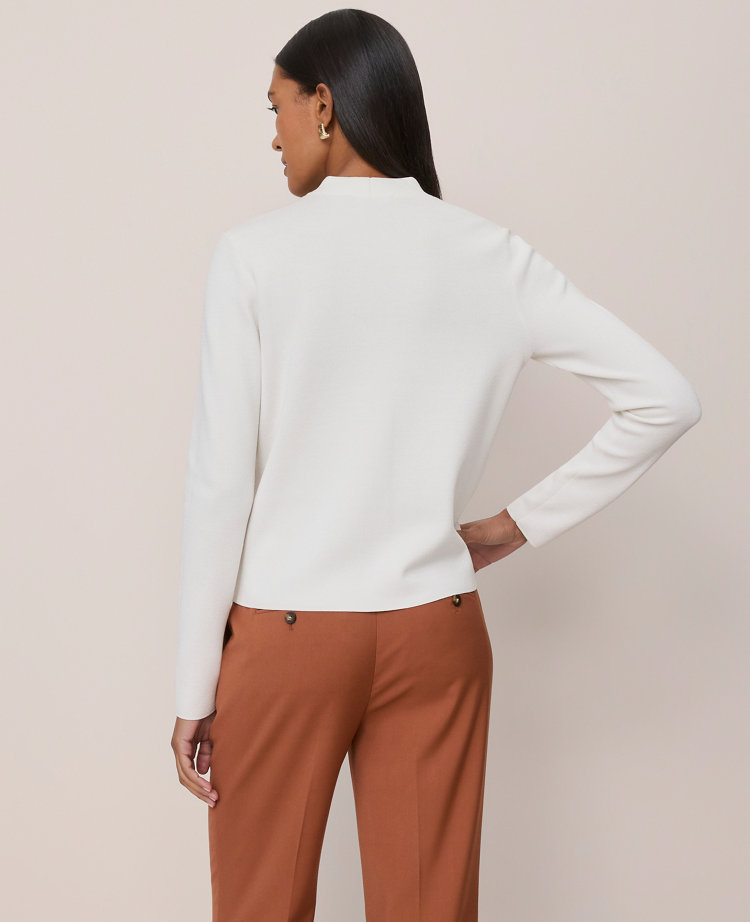 Petite V-Neck Sweater Jacket