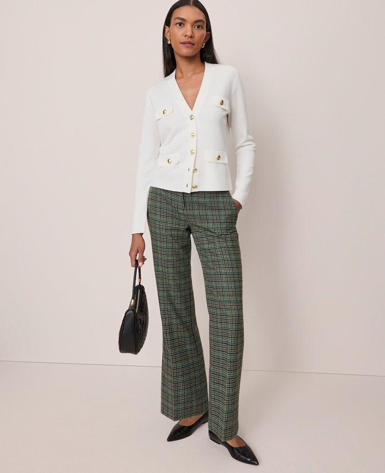 Petite V-Neck Sweater Jacket