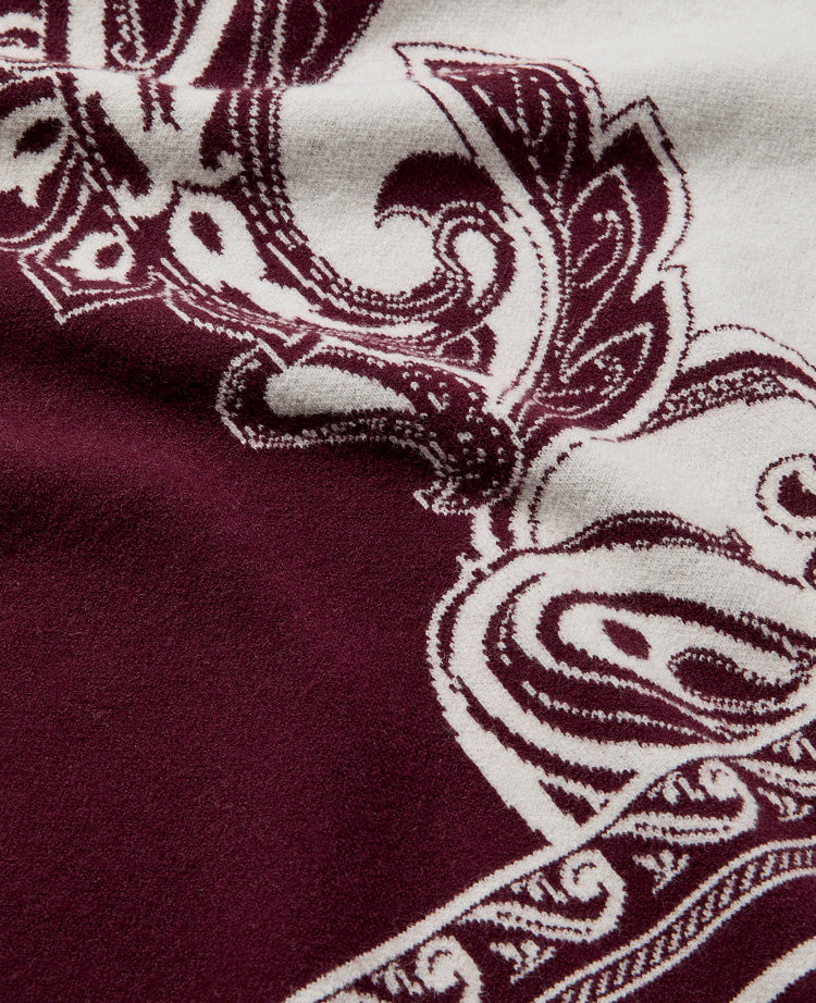 Paisley Wrap Poncho