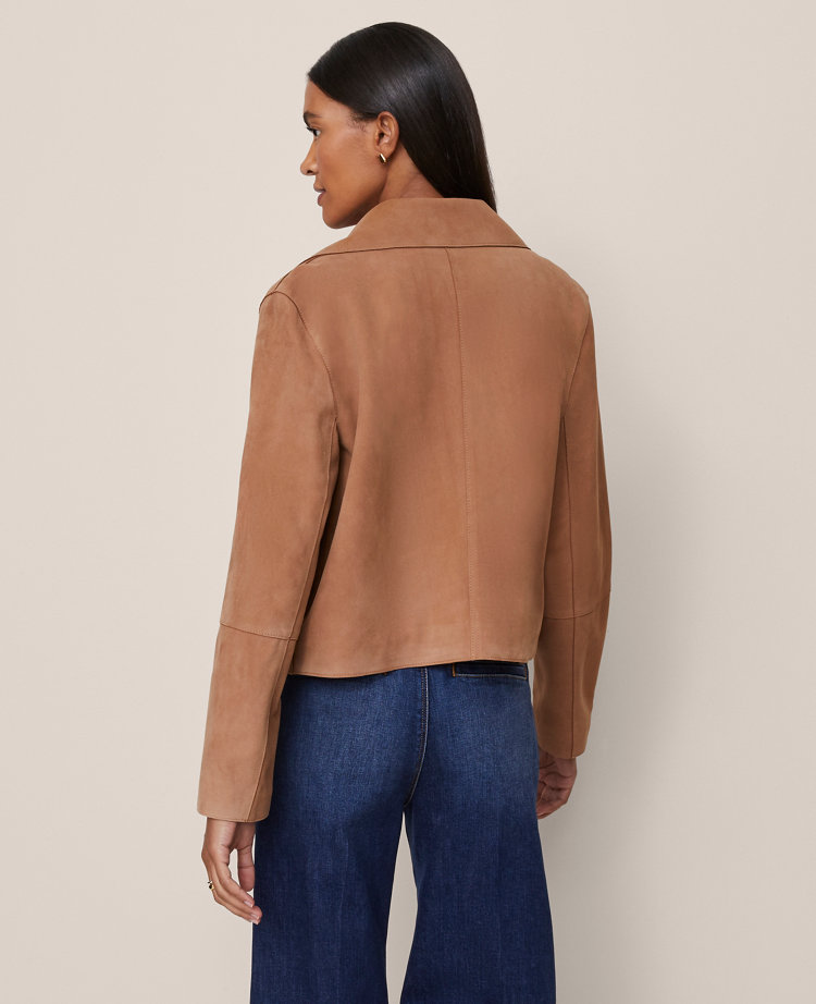 Suede Collared Jacket