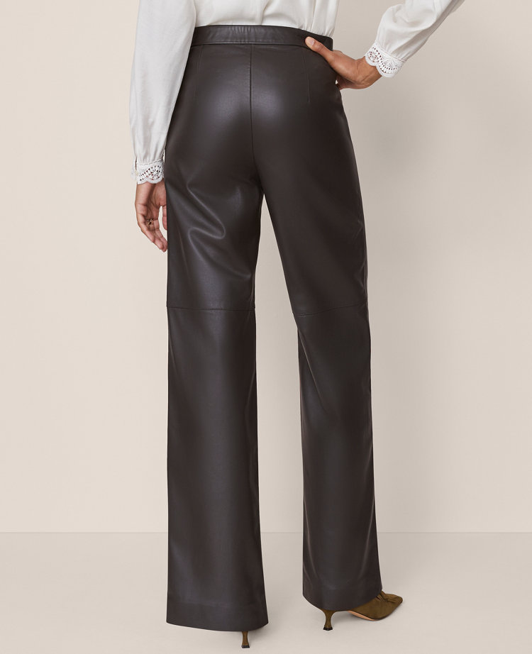 The Straight Pant in Leather