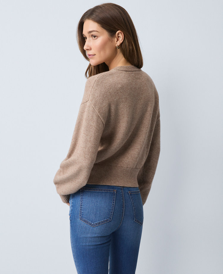 Weekend Collection Puff Sleeve Cardigan