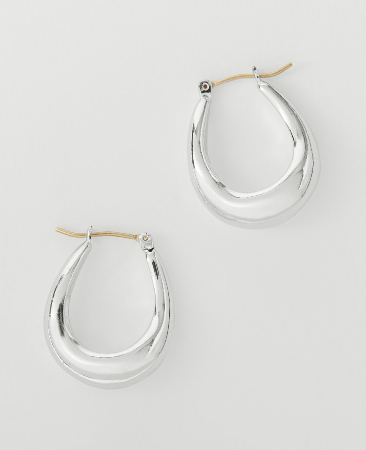 Metal Hoop Earrings