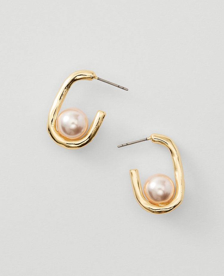 Pearlized Drop Earrings