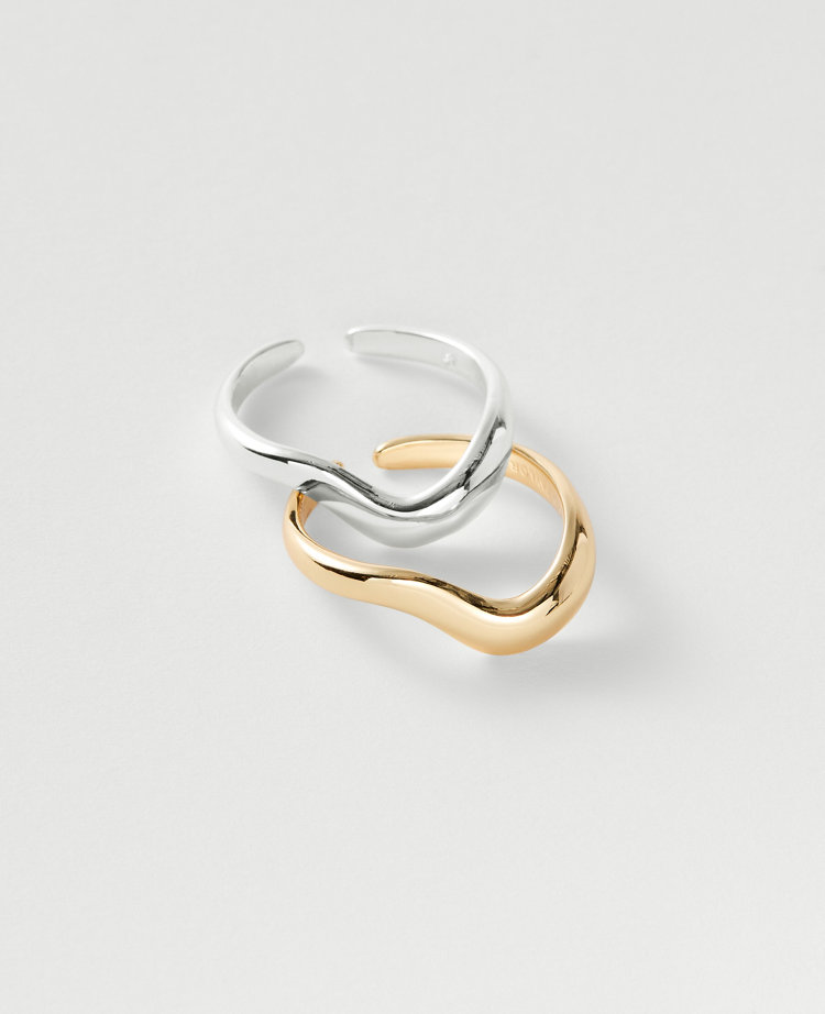 Mixed Metal Ring Set