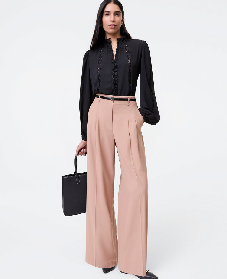 The Pleated Wide-Leg Pant