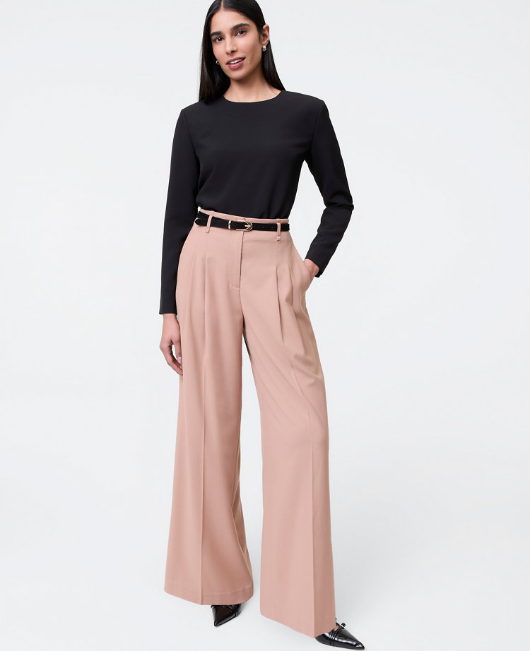 The Pleated Wide-Leg Pant