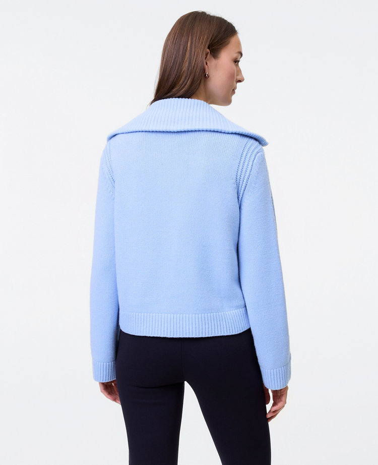 Weekend Collection Contrast Stitch Sweater Jacket
