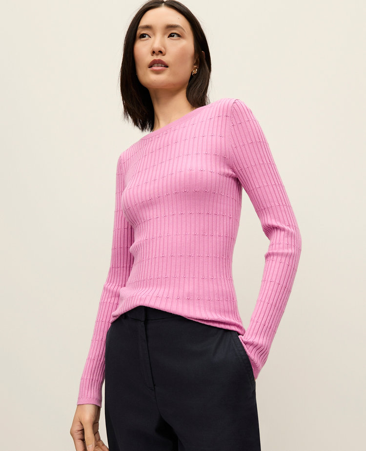 Weekend Collection Textured Stitch Sweater