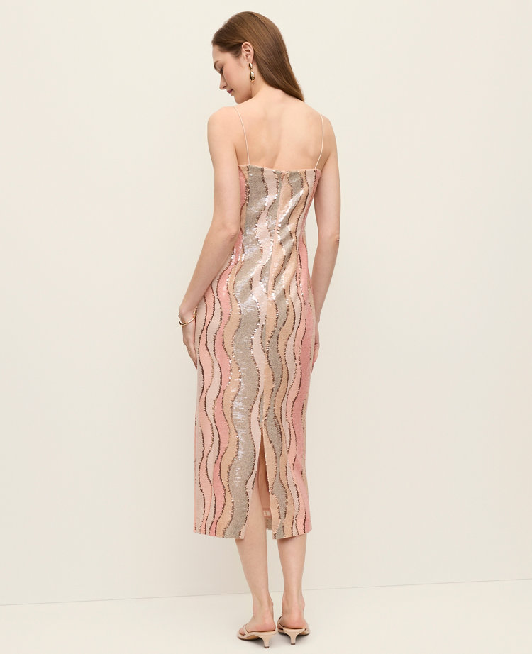 Sequin Geo Shift Dress