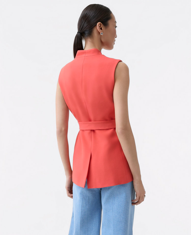 The Belted Long Vest