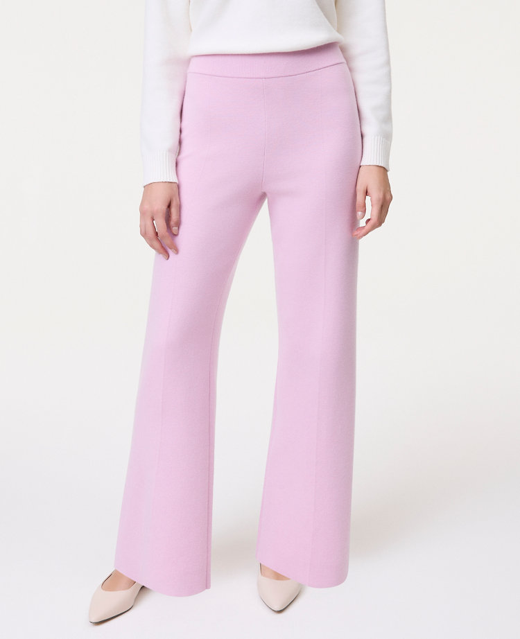 Weekend Easy Fit Wide-Leg Sweater Pant