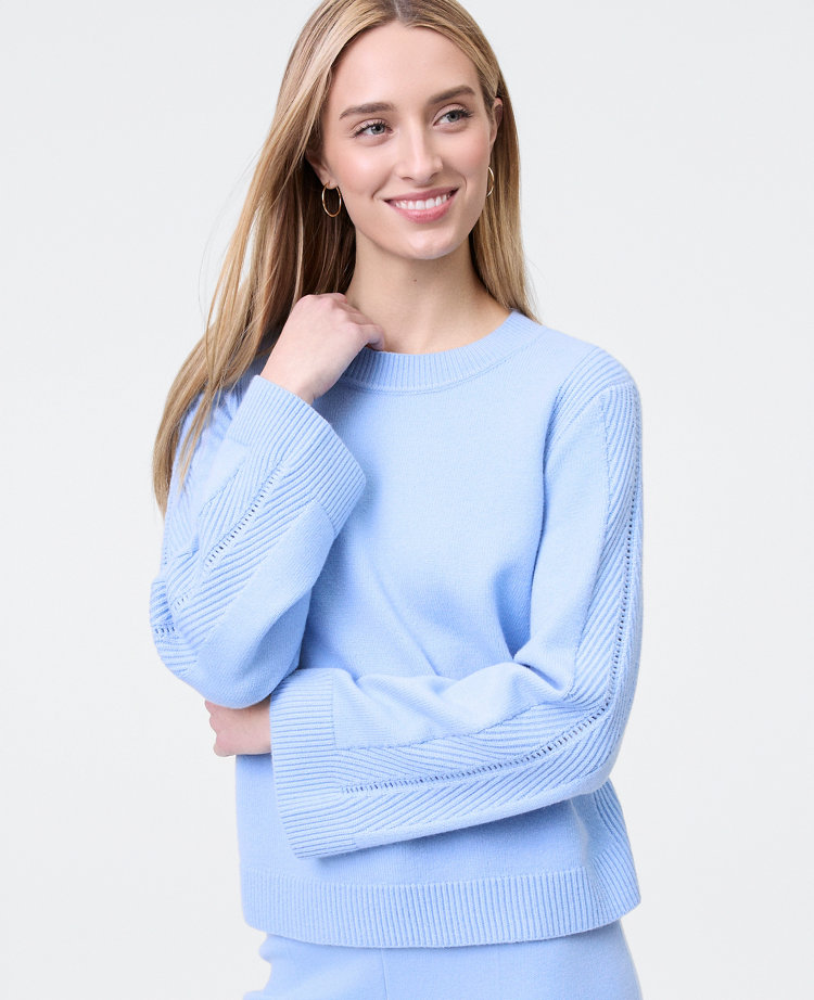Weekend Collection Contrast Stitch Sweater
