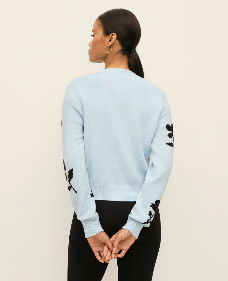 Floral Jacquard Cardigan