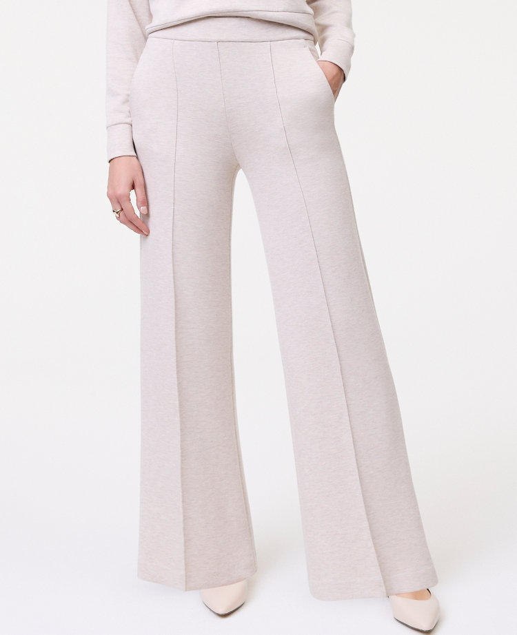 Petite Weekend Collection Cloud Plush Wide-Leg Pant