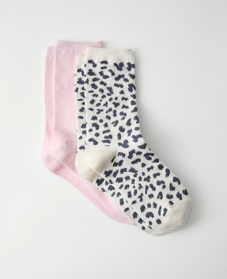 Weekend Collection Leopard Print Trouser Sock Set