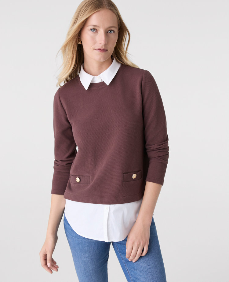 Layered Mixed Media Top