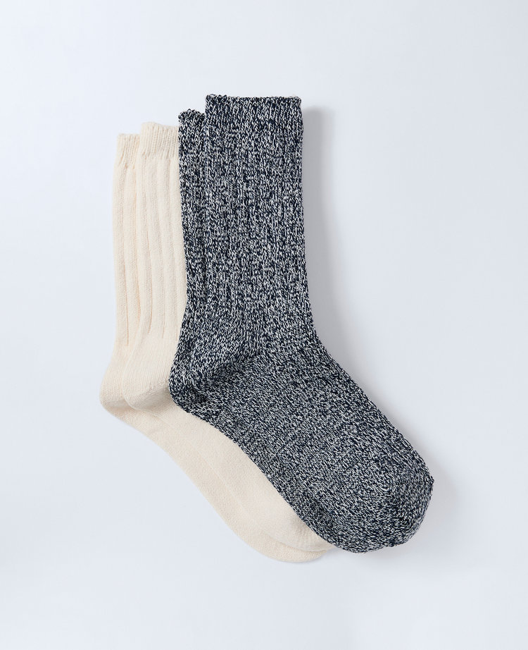 Cozy Marled Crew Sock Set