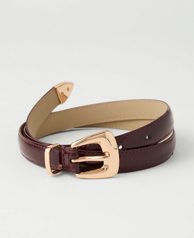 Patent Square Buckle Belt