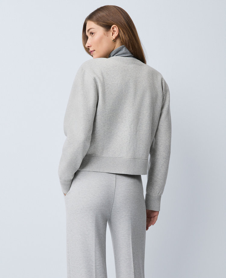 Ann Taylor Weekend Collection Patch Pocket Jacket In Gray