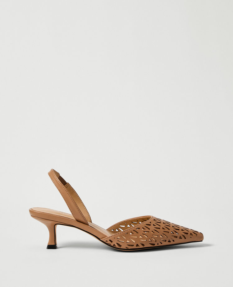 Leather Nip Toe Pump